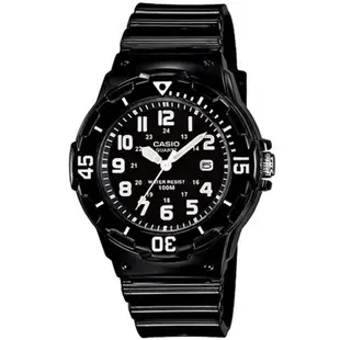 CASIO 卡西歐 新一代概念休閒錶 黑面黑帶/32mm LRW-200H-1B