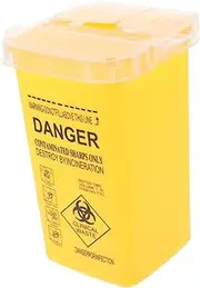 PACKOVE Container with Lid Durable Leak Waste Bin for Supplies Waste Compact Portable Design for Safe Storage