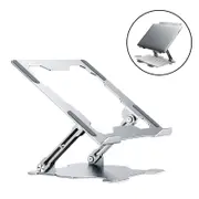 Nevenka Portable Laptops Stand Foldable Notebook Holder for 10 to 17 inch Laptops-Sliver