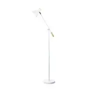 Scandinavian Style Adjustable Floor Lamp - White