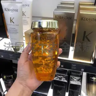 【法國灰太太全球購】Kerastase 🇫🇷正品公司貨 卡詩髮浴 煥髮綻生 重建 黑鑽極萃逆時髮浴 金緻柔馭潔髮浴