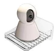 Floating Monitor Holder Shelf,Floating Holder Bracket Camera Wall Mounted Holder Shelf | Security Storage Stand Clear No Drilling Wall Shelf for Camera & Speaker