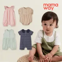 在飛比找momo購物網優惠-【mamaway 媽媽餵】BABY連身包屁衣 1入(多款任選