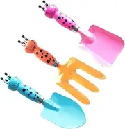 Toyvian 1 Set Gardening Tools Handle Shovel Fork for Digging Planting Sand Excavation Lightweight Portable Gardening Supplies for Boys