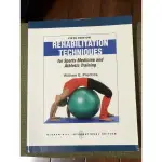 原文書 REHABILITATION TECHNIOUES 復健書 醫學圖書 運動訓練 運動復健