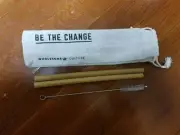Be the Change Bamboo Reusable Straws