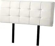 PU Leather Double Bed Deluxe Headboard BedHead - White
