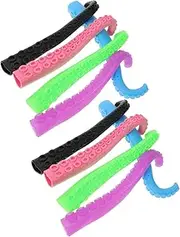 10Pcs Plastic Fingertip Creative Octopus Tentacle Finger Puppets for Parties Safe and Fun for Random Colors for Role Play and Creative Play