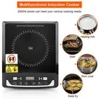 220V 2000W Electric Induction Cooktop Portable Cooker Kitchen Cooktop Tool