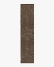 75' x 365' | Machine Washable Runner Rug | Kid & Pet Friendly | Indoor Rug | Martyn Lawrence Bullard Amira Brown Tufted Rug | Ruggable
