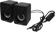 COHEALI 1 Pair USB Portable Computer Speaker Multi Purpose Fashionable Speaker for Home Office and Gaming Durable Design with Powerful Sound Compact Random Style