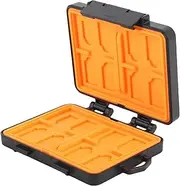 24 Slots Memory Card Case, Memory Card Holder Case Carrying Box Water Proof Portable Organizer for Camera Drone Nano SIM