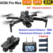 AE86ProMax Drone GPS 3-axis Gimbal 8K Camera 360°Obstacle Avoidance Smart Follow