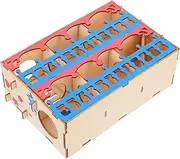 1Pc Wooden Pet Maze for Small Animals Creative Labyrinth Exercising Safe Wooden Design Promotes Agility Keeps Pets Happy and Active