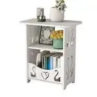 End Table Sofa Side Table Minimalist Modern with Storage for Small Simple