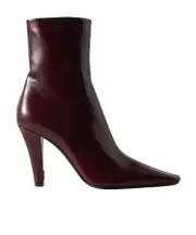 Saint Laurent Jill Square Pointed Toe Ankle Boots 35,37,38,39 Black