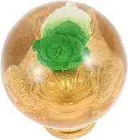 EXAOMBLE Manual Shift Knob Round Ball Gear Stick Shift Lever Knob Handle Elegant Design for Car and Truck Interior for Unique Styling