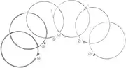 Totority Diy Guitar Strings 6 Pack Acoustic Guitar Strings Rust-resistant Metal Strings Electric Guitar Strings Guitar Accessories