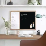 Wall Calendar Chalk Dry Erase Board Magnetic Weekly Wood Frame 24x18 Marker Set