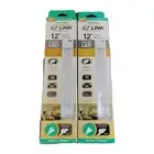 2X Jasco EZ Link Linkable Plug-in LED Under Cabinet Light White 12" 64749