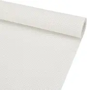 BENECREAT 14CT Plastic Cross Stitch Fabric, 100x30cm White Cross Stitch Vinyl Aida Cloth for Craft Embroidery, Handmade Needlework, DIY Handicrafts, 1mm Thick