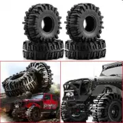 4PCS 1.9" Rubber Tire Wheel Tyre For 1/10 RC Crawler Axial SCX10 TRX4 D90 Gen8