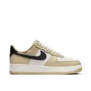 [DV7186-700] Nike Men's Authentic Air Force 1 '07 LX Gold Black Sneakers *NEW*