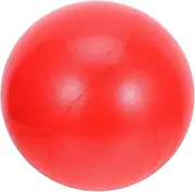 FOYTOKI Pilates Exercise Ball Gym Ball Physical Ball Small Yoga Ball Mini Exercise Ball Home Training Ball Workout Balls Small Exercise Ball Indoor Exercise Ball for Fitness Red PVC