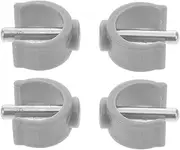 HOLIDYOYO 4pcs Walker Clamp Accessories Heavy Duty Walking Cane Walker Accessories Walking Canes Pin Locks Replacement Cane Pin Locks Cane Accessories Latch Pin Crutch Accessories Steel