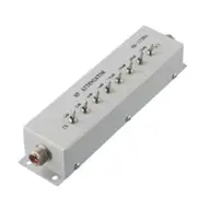 0 - 82DB VARIABLE/ STEP ATTENUATOR 50 OHM for Ham Radio Transmitter 0.25W Practical Metal Tools Acce As Shown