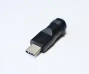 DC Power Plug Adapter 5.5 x 2.1mm Male USB C Charger Tip Charging Mobile Phone