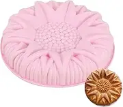 Sunflower Fondant Mold - Sunflower Cake Mold Temperature- Resistant, Silicone Cake Mold Baking Tray, Cake Decorating Tool Cupcake Topper Baking Supplies Party Cake Bakeware