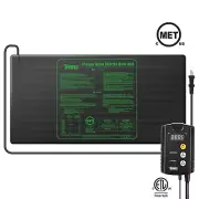 iPower MET Certified Seedling Heat Mat & ETL Digital Thermostat Control Combo