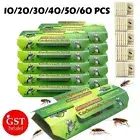 10-60PCS Cockroach Sticky Trap Bait Traps Glue Pest Control Cockroaches Insect ℐ