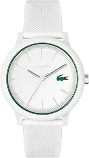 [Lacoste] 12.12 Multifunction White Silicone White Dial Men's Watch