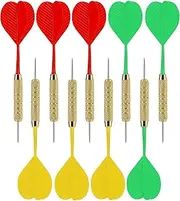 AYNKH 9 Pieces Integrated Darts 17.5g Darts for Entertainment Darts Stainless Steel Darts with Tips Special Darts Flights