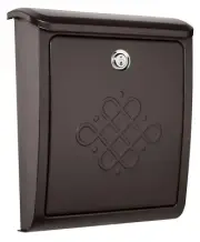 Architectural Mailboxes 2697RZ-10 Bordeaux Locking Wall Mount Mailbox, Small,...