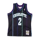 Mens Mitchell & Ness NBA Reload Swingman Jersey Hornets 1992 Larry Johnson