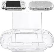 Clear Hard Case for PSP - Full Cover Protector with Clear Display Movie Bracket, Shock/Scratch Resistant (for PSP 2000/3000 Series)