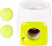 Dog Ball Launch - Dog Fetch Ball Thrower,Interactive Toys with Snack Dispensing Puzzle for Puppy Training Exercise Inside Outside Backyard