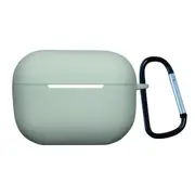 For AirPods Pro 2nd Gen Case, Protective Silicone Cover, Snap Hook, Cerulean