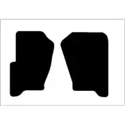 2pc Front Custom Fit Carpet Floor Mats For 2006-07 Land Rover Range Rover Sport (for: Land Rover)
