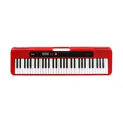 Casio Casiotone Ultra Compact 61-Note Portable Keyboard with USB - Red