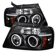 Spyder for Ford F150 04-08 Projector Headlights Version 2 CCFL Halo LED Blk (for: Ford)