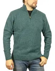 [JackSmith] Half Zip Up Knit Jumper in Green