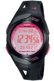 Casio Sport Watch STR-300J-1BJH Stopwatch Timer 5ATM Waterproof Black