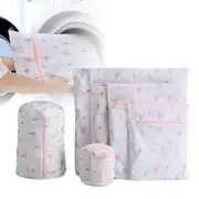 6pc Set of Washing Machine Laundry Mesh Bag for Delicate Clothes