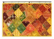 60" ETHNIC SEQUIN DECOR TABLE THROW WALL HANGING TAPESTRY ANNIVERSARY GIFT