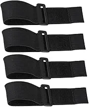 ERINGOGO Convenient Sticky Straps Set 4pcs Hook and Loop Tape for Cable Organization Home Use