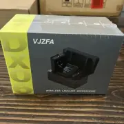 VJZFA Wireless Lavalier Microphone with Noise Cancellation, 656 ft Black